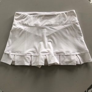 Fila white pleated tennis skirt